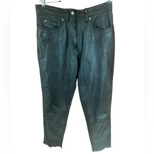 Harley-Davidson Black 100% Leather Pants Size 30 x 30